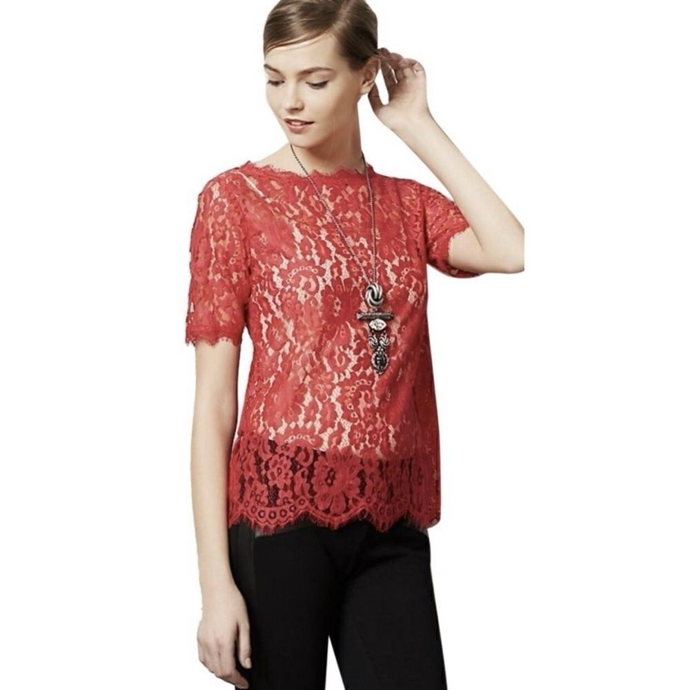 Anthropologie Vanessa Virginia Lace Top